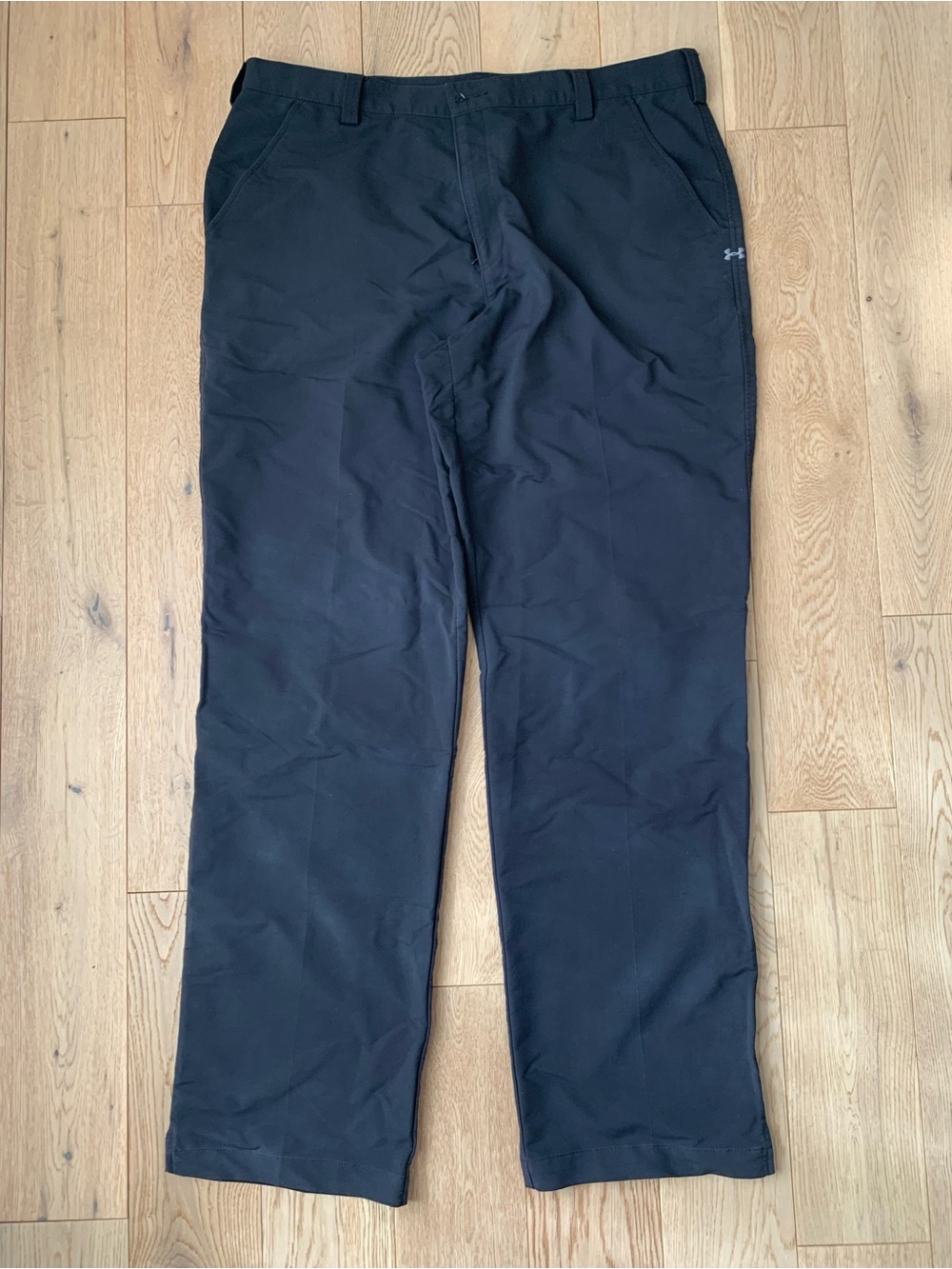 Under Armour Men's Black Chino-Style Performance Pants